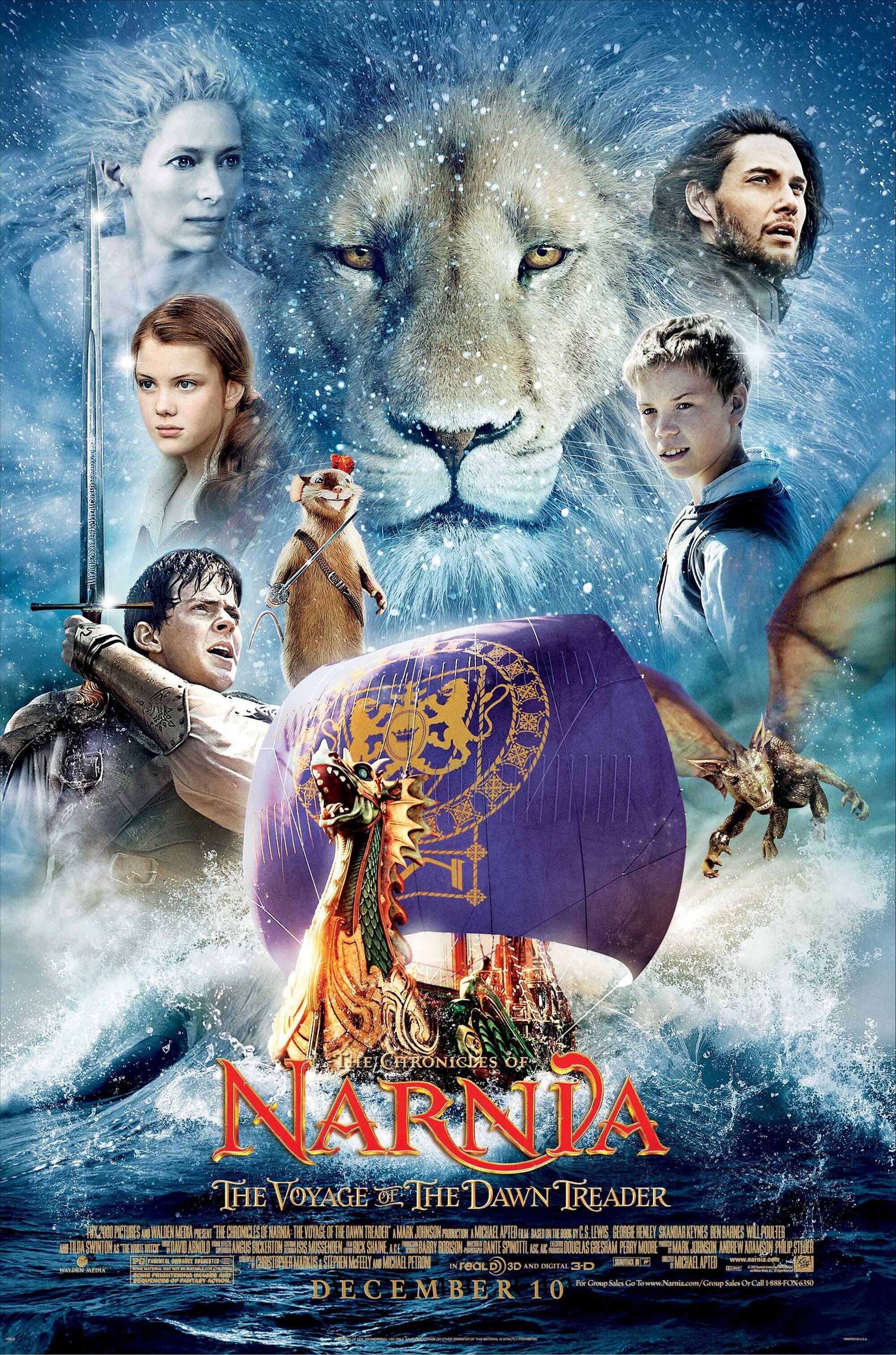 The Chronicles of Narnia The Voyage of the Dawn Treader อภินิหารตำนานแห่งนาร์เนีย 3 ตอน ผจญภัยโพ้นทะเล